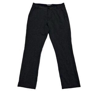 Betabrand‎ Men's Pants Size W30 L30 Ponte Stretch Wear to Work Career Gray
